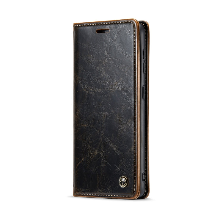 For Samsung Galaxy S24+ 5G CaseMe 003 Crazy Horse Texture Flip Leather Phone Case(Coffee) - Galaxy S24+ 5G Cases by CaseMe | Online Shopping South Africa | PMC Jewellery | Buy Now Pay Later Mobicred