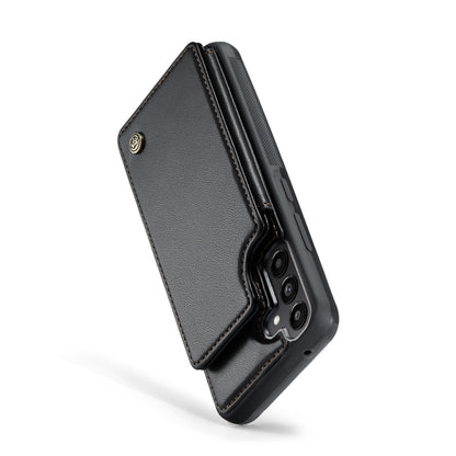 For Samsung Galaxy A35 5G CaseMe C22 PC+TPU Business Style RFID Anti-theft Leather Phone Case(Black) - Galaxy Phone Cases by CaseMe | Online Shopping South Africa | PMC Jewellery | Buy Now Pay Later Mobicred