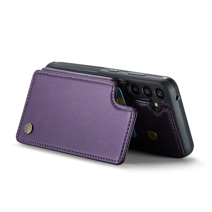 For Samsung Galaxy A35 5G CaseMe C22 PC+TPU Business Style RFID Anti-theft Leather Phone Case(Purple) - Galaxy Phone Cases by CaseMe | Online Shopping South Africa | PMC Jewellery | Buy Now Pay Later Mobicred