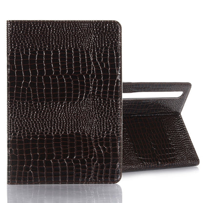 For Samsung Galaxy Tab S9 Crocodile Texture Leather Tablet Case(Black) - Galaxy Tab S9 Cases by PMC Jewellery | Online Shopping South Africa | PMC Jewellery | Buy Now Pay Later Mobicred