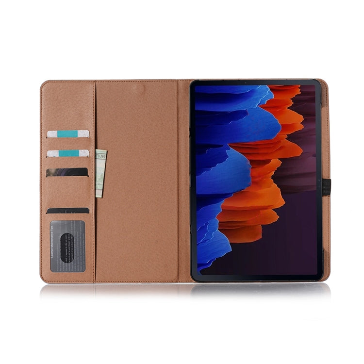 For Samsung Galaxy Tab S9 Retro Book Leather Tablet Case(Light Brown) - Galaxy Tab S9 Cases by PMC Jewellery | Online Shopping South Africa | PMC Jewellery | Buy Now Pay Later Mobicred