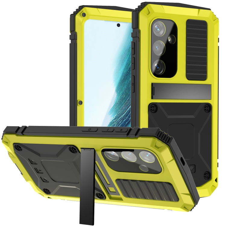 For Samsung Galaxy S24+ 5G R-JUST Life Waterproof Dustproof Shockproof Phone Case(Yellow) - Galaxy S24+ 5G Cases by R-JUST | Online Shopping South Africa | PMC Jewellery | Buy Now Pay Later Mobicred