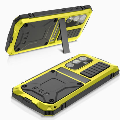 For Samsung Galaxy S24+ 5G R-JUST Life Waterproof Dustproof Shockproof Phone Case(Yellow) - Galaxy S24+ 5G Cases by R-JUST | Online Shopping South Africa | PMC Jewellery | Buy Now Pay Later Mobicred