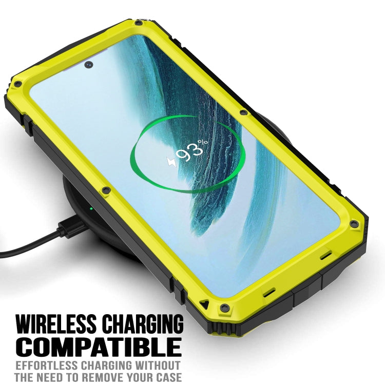 For Samsung Galaxy S24+ 5G R-JUST Life Waterproof Dustproof Shockproof Phone Case(Yellow) - Galaxy S24+ 5G Cases by R-JUST | Online Shopping South Africa | PMC Jewellery | Buy Now Pay Later Mobicred