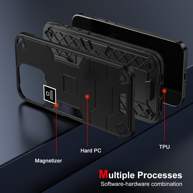 For Tecno Spark 9 Pro 2 in 1 Shockproof Phone Case(Black) - Tecno Cases by PMC TechLife | Online Shopping South Africa | PMC TechLife | Buy Now Pay Later Mobicred