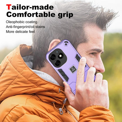 For Tecno Spark 20 2 in 1 Shockproof Phone Case(Purple) - Tecno Cases by PMC Jewellery | Online Shopping South Africa | PMC Jewellery | Buy Now Pay Later Mobicred