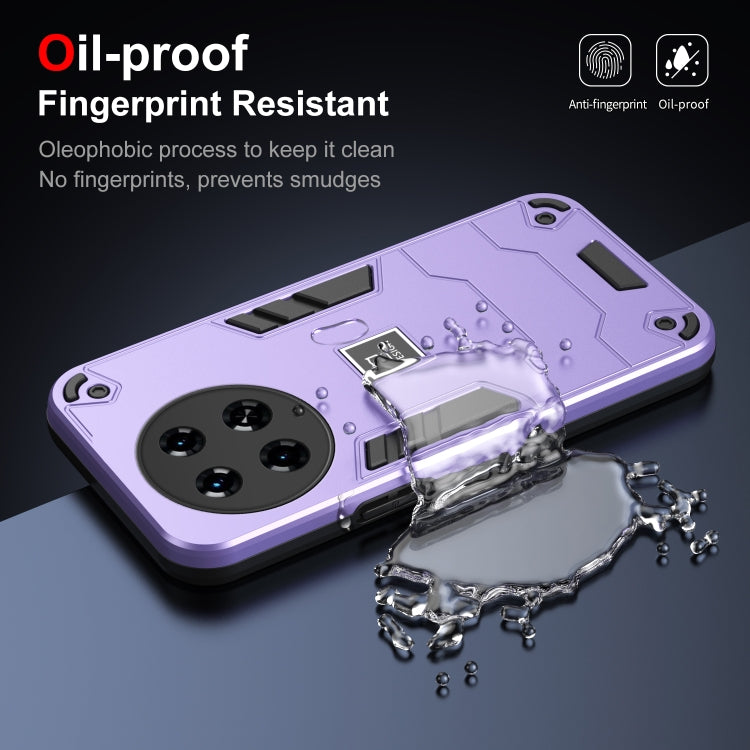For Tecno Spark 20 Pro+ 2 in 1 Shockproof Phone Case(Purple) - Tecno Cases by PMC TechLife | Online Shopping South Africa | PMC TechLife | Buy Now Pay Later Mobicred