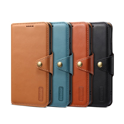 For Samsung Galaxy S24+ 5G Denior Cowhide Texture Wallet Style Leather Phone Case(Brown) - Galaxy S24+ 5G Cases by Denior | Online Shopping South Africa | PMC Jewellery | Buy Now Pay Later Mobicred