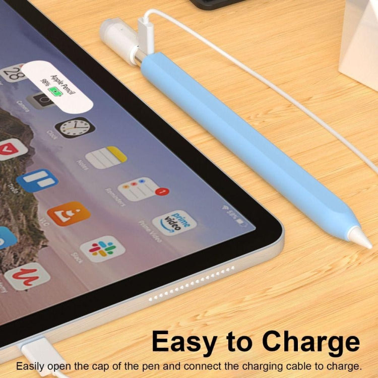 For Apple Pencil (USB-C) Jelly Silicone Stylus Pen Protective Cover(Black) - free shipping - PMC Jewellery - Order now!