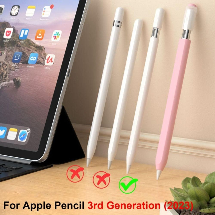 For Apple Pencil (USB-C) Jelly Silicone Stylus Pen Protective Cover(Purple) - Pencil Accessories by PMC Jewellery | Online Shopping South Africa | PMC Jewellery