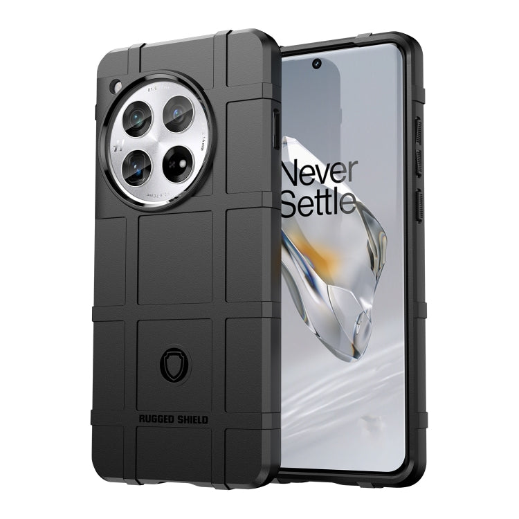 For OnePlus 12 Full Coverage Shockproof TPU Phone Case(Black) - OnePlus Cases by PMC TechLife | Online Shopping South Africa | PMC TechLife | Buy Now Pay Later Mobicred