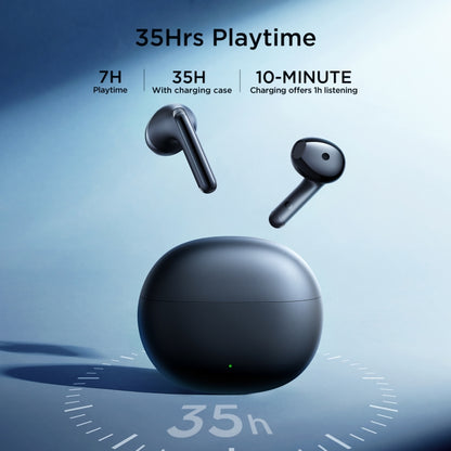 JOYROOM Funpods Series JR-FB2 Semi-In-Ear True Wireless Bluetooth Earbuds(Black) - TWS Earphone by JOYROOM | Online Shopping South Africa | PMC Jewellery | Buy Now Pay Later Mobicred