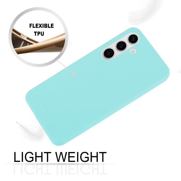 For Samsung Galaxy S24+ 5G GOOSPERY SOFT FEELING Liquid TPU Soft Phone Case(Mint Green) - Galaxy S24+ 5G Cases by GOOSPERY | Online Shopping South Africa | PMC Jewellery | Buy Now Pay Later Mobicred