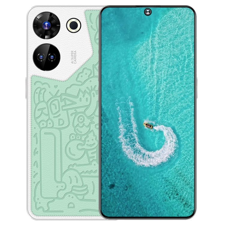 C20 Art Edition, 3GB+32GB, 6.53 inch Face Identification Android 8.1 MTK6753 Octa Core , Network: 4G, Dual SIM(Green) -  by PMC Jewellery | Online Shopping South Africa | PMC Jewellery