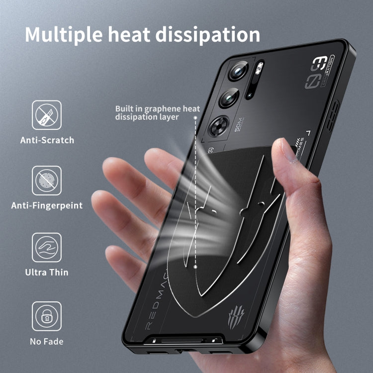 For ZTE nubia Red Magic 9 Pro Metal Cooling Phone Case(Black) - ZTE Cases by PMC TechLife | Online Shopping South Africa | PMC TechLife | Buy Now Pay Later Mobicred