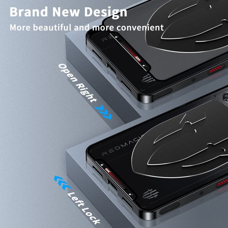 For ZTE nubia Red Magic 9 Pro Metal Cooling Phone Case(Black) - ZTE Cases by PMC TechLife | Online Shopping South Africa | PMC TechLife | Buy Now Pay Later Mobicred