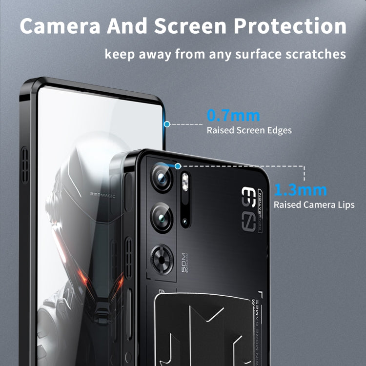 For ZTE nubia Red Magic 9 Pro Metal Cooling Phone Case(Black) - ZTE Cases by PMC TechLife | Online Shopping South Africa | PMC TechLife | Buy Now Pay Later Mobicred
