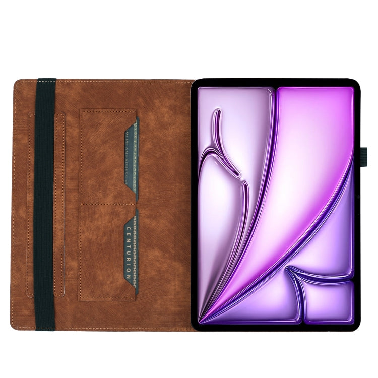 For iPad Air 11 2024 / Pro 11 2021 / 2020 Butterfly Cat Embossing Leather Tablet Case(Brown) - iPad Air 11 2024 Cases by PMC Jewellery | Online Shopping South Africa | PMC Jewellery | Buy Now Pay Later Mobicred