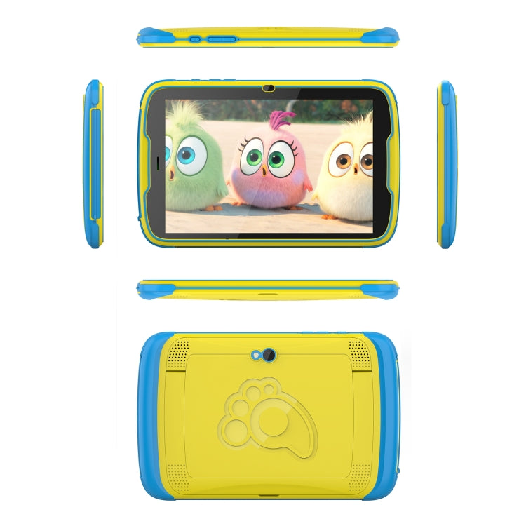 Pritom MQ818 WiFi Kid Tablet 8 inch,  4GB+64GB, Android 13 Allwinner A523 Octa Core CPU Support Parental Control Google Play(Yellow) -  by PRITOM | Online Shopping South Africa | PMC Jewellery | Buy Now Pay Later Mobicred