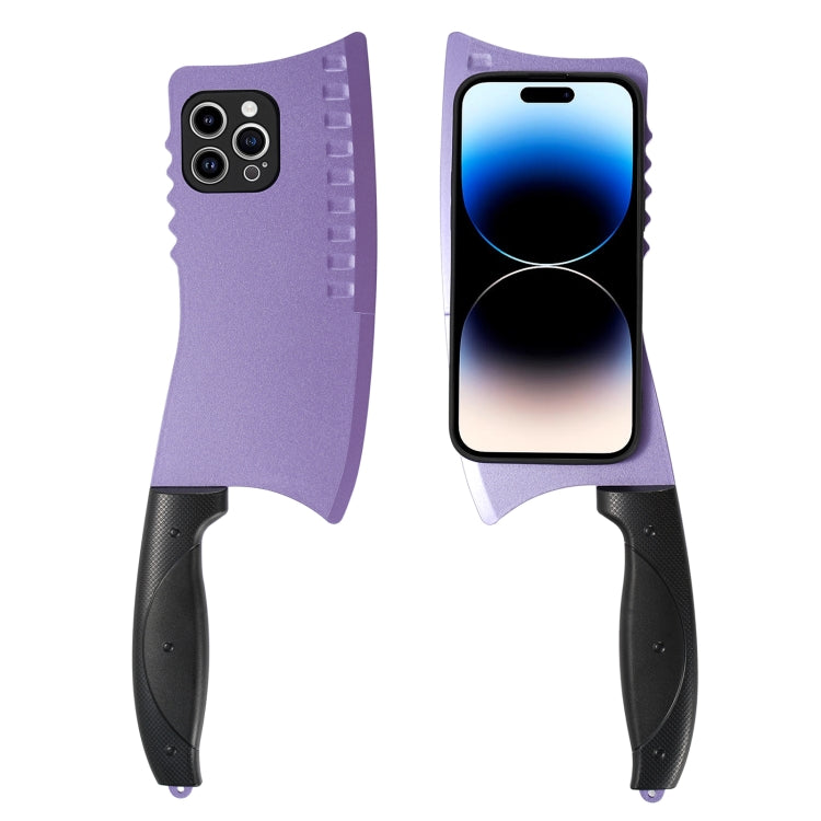 For iPhone 15 Plus Simulated Kitchen Knife TPU + PC Phone Case(Silver) - free shipping - PMC TechLife - Order now!