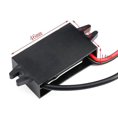 12V to 5V 3A Car Power Converter DC Module Voltage Regulator, Style:USB Female with Ears - Car Modification by PMC Jewellery | Online Shopping South Africa | PMC Jewellery | Buy Now Pay Later Mobicred