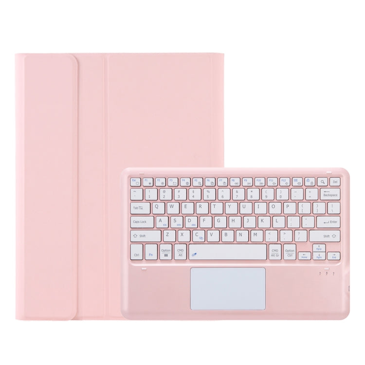 For Honor Pad 9 AH19-A TPU Ultra-thin Detachable Bluetooth Keyboard Tablet Leather Case with Touchpad(Pink) - Huawei Keyboard by PMC Jewellery | Online Shopping South Africa | PMC Jewellery