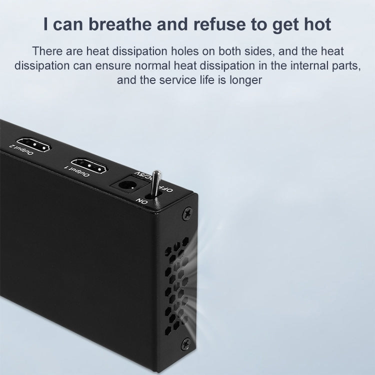 Measy SPH108 1 to 8 4K HDMI 1080P Simultaneous Display Splitter(UK Plug) - free shipping - PMC Jewellery - Order now!
