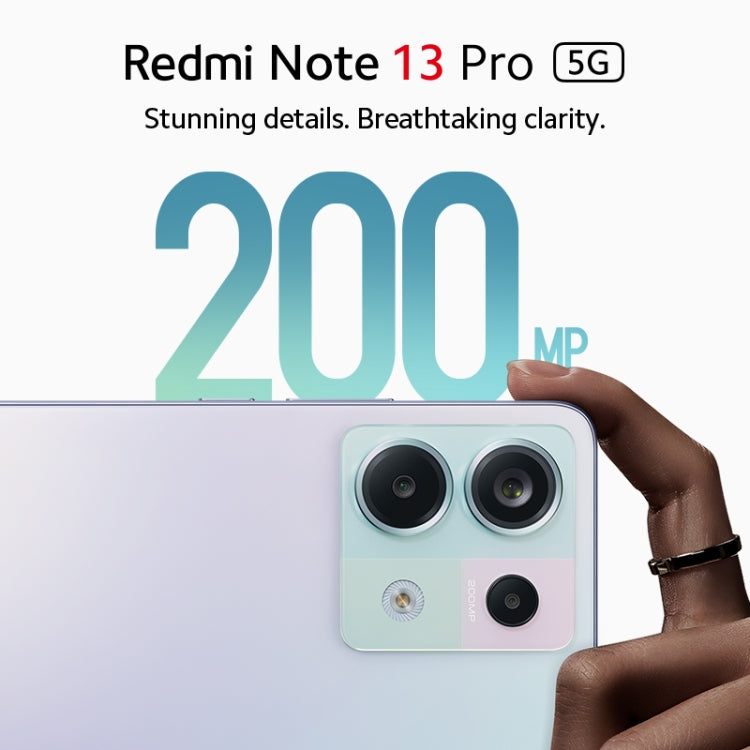 [HK Warehouse] Xiaomi Redmi Note 13 Pro 5G Global, 8GB+256GB, 6.67 inch MIUI 14 Snapdragon 7s Gen 2 Octa Core 2.4GHz, NFC, Network: 5G(Blue) - Xiaomi Redmi by Xiaomi | Online Shopping South Africa | PMC Jewellery