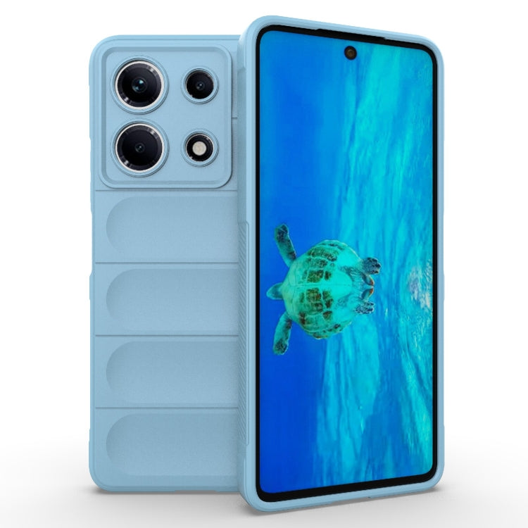 For Infinix Note 30 4G Magic Shield TPU + Flannel Phone Case(Light Blue) - Infinix Cases by PMC Jewellery | Online Shopping South Africa | PMC Jewellery | Buy Now Pay Later Mobicred