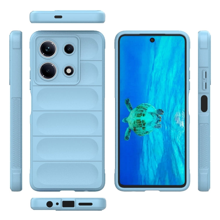 For Infinix Note 30 4G Magic Shield TPU + Flannel Phone Case(Light Blue) - Infinix Cases by PMC Jewellery | Online Shopping South Africa | PMC Jewellery | Buy Now Pay Later Mobicred