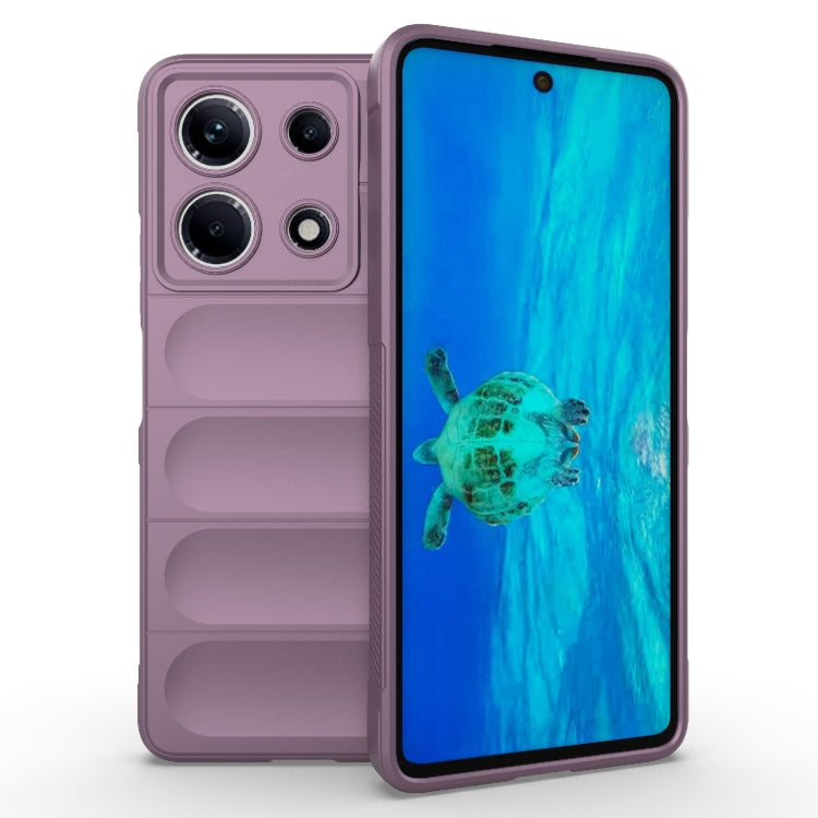 For Infinix Note 30 4G Magic Shield TPU + Flannel Phone Case(Purple) - Infinix Cases by PMC Jewellery | Online Shopping South Africa | PMC Jewellery | Buy Now Pay Later Mobicred