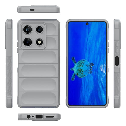 For Infinix Note 30 Pro X6788 Magic Shield TPU + Flannel Phone Case(Grey) - Infinix Cases by PMC Jewellery | Online Shopping South Africa | PMC Jewellery | Buy Now Pay Later Mobicred