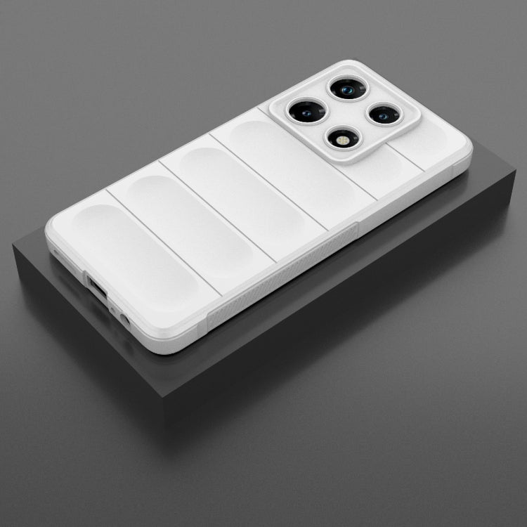 For Infinix Note 30 Pro X6788 Magic Shield TPU + Flannel Phone Case(White) - Infinix Cases by PMC TechLife | Online Shopping South Africa | PMC TechLife | Buy Now Pay Later Mobicred
