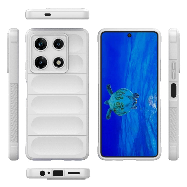 For Infinix Note 30 Pro X6788 Magic Shield TPU + Flannel Phone Case(White) - Infinix Cases by PMC TechLife | Online Shopping South Africa | PMC TechLife | Buy Now Pay Later Mobicred