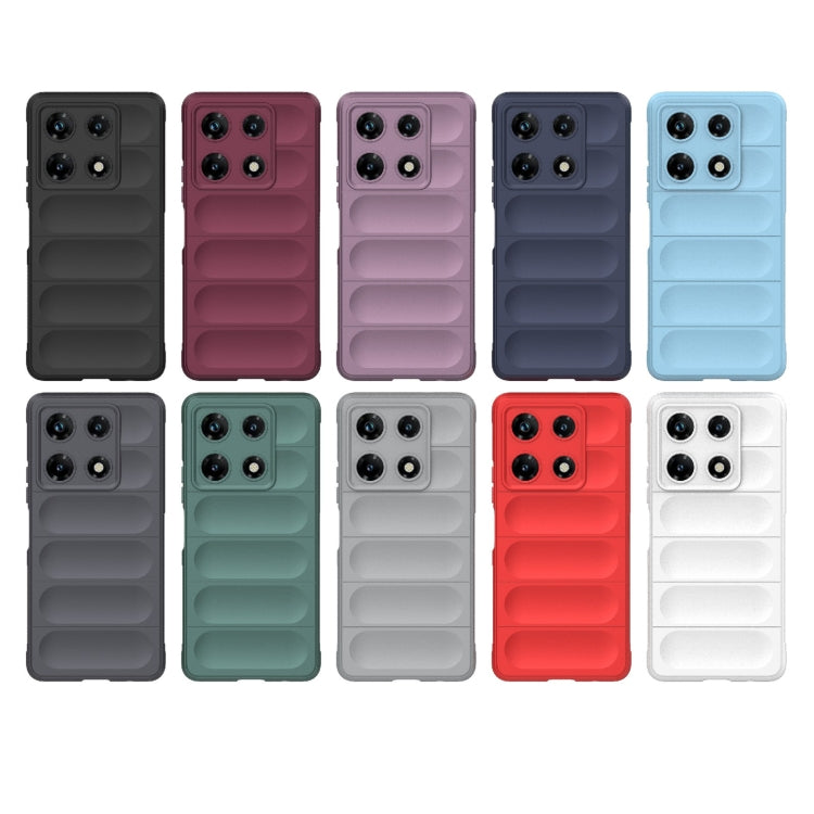 For Infinix Note 30 Pro X6788 Magic Shield TPU + Flannel Phone Case(White) - Infinix Cases by PMC TechLife | Online Shopping South Africa | PMC TechLife | Buy Now Pay Later Mobicred