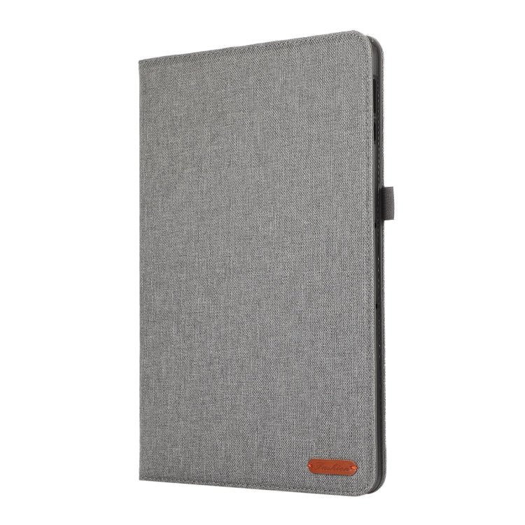 For Honor Pad 9 Fabric Texture Horizontal Flip Leather Tablet Case(Gray) - Honor by PMC TechLife | Online Shopping South Africa | PMC TechLife | Buy Now Pay Later Mobicred