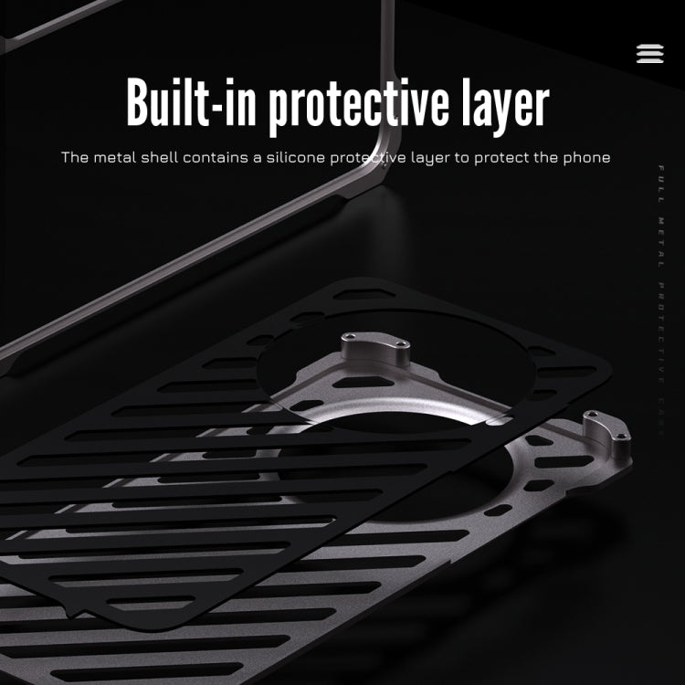 For Huawei Mate 60 R-JUST Breathable Armor Phone Case(Space Grey) - Huawei Cases by R-JUST | Online Shopping South Africa | PMC TechLife | Buy Now Pay Later Mobicred