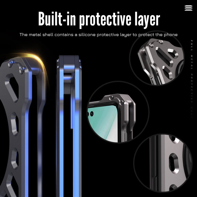 For Huawei Mate 60 R-JUST Breathable Armor Phone Case(Space Grey) - Huawei Cases by R-JUST | Online Shopping South Africa | PMC TechLife | Buy Now Pay Later Mobicred