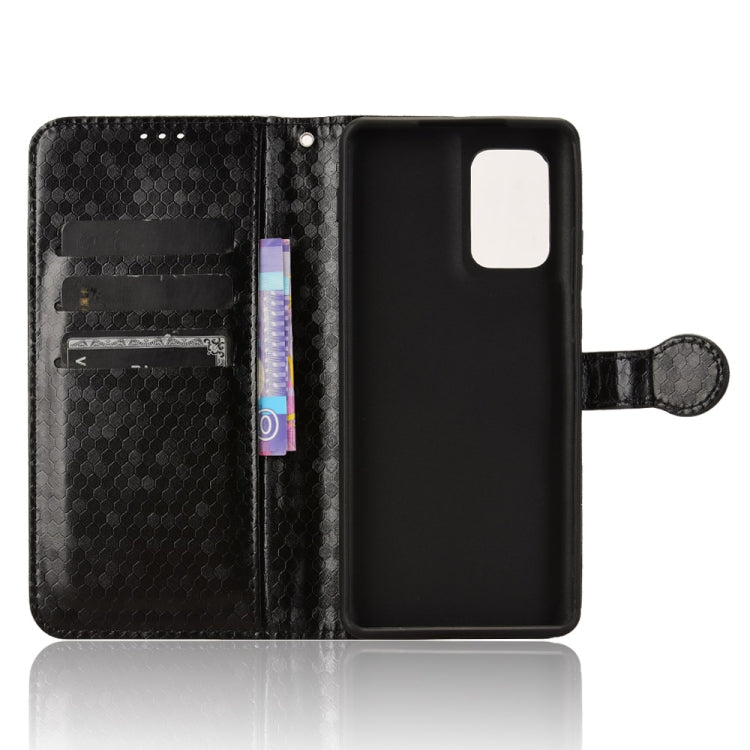 For Motorola Edge 5G 2024 Honeycomb Dot Texture Leather Phone Case(Black) - Motorola Cases by PMC Jewellery | Online Shopping South Africa | PMC Jewellery | Buy Now Pay Later Mobicred