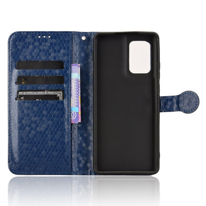 For Motorola Edge 5G 2024 Honeycomb Dot Texture Leather Phone Case(Blue) - Motorola Cases by PMC Jewellery | Online Shopping South Africa | PMC Jewellery | Buy Now Pay Later Mobicred