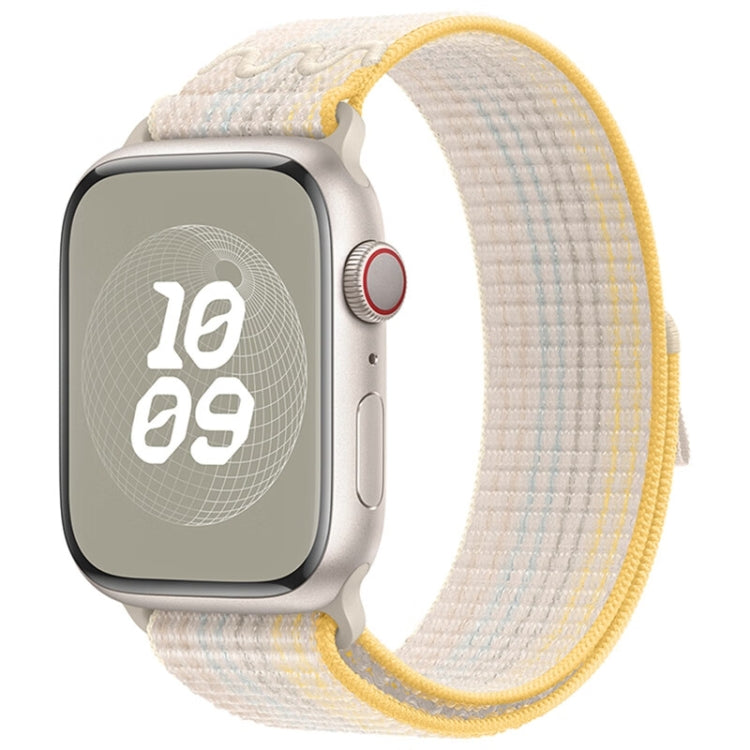 For Apple Watch Series 10 42mm / 9 41mm Loop Nylon Watch Band(Colorful Starlight) - free shipping - PMC TechLife - Order now!