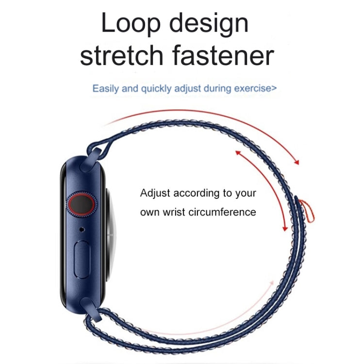 For Apple Watch Series 6 40mm Loop Nylon Watch Band(Starlight) - free shipping - PMC TechLife - Order now!