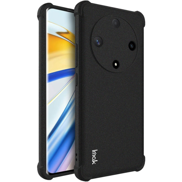 For Honor X9b 5G / Magic6 Lite 5G imak Shockproof Airbag TPU Phone Case(Matte Black) - Honor Cases by imak | Online Shopping South Africa | PMC Jewellery | Buy Now Pay Later Mobicred