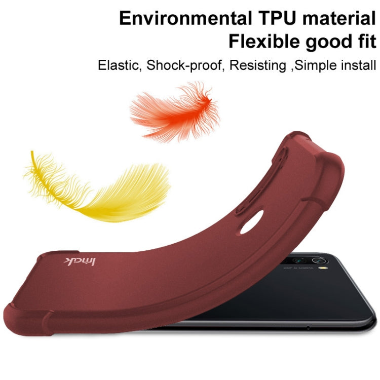 For Honor Magic6 5G imak Shockproof Airbag TPU Phone Case(Matte Red) - free shipping - PMC Jewellery - Order now!