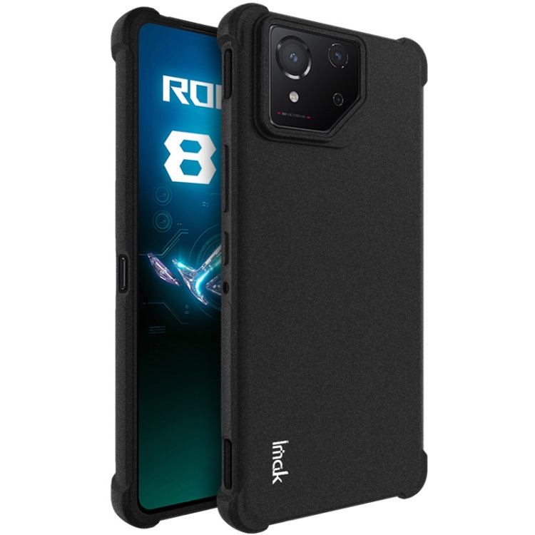 For Asus ROG Phone 8 / Phone 8 Pro imak Shockproof Airbag TPU Phone Case(Matte Black) - ASUS Cases by imak | Online Shopping South Africa | PMC Jewellery