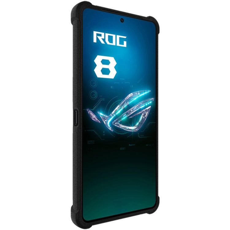 For Asus ROG Phone 8 / Phone 8 Pro imak Shockproof Airbag TPU Phone Case(Matte Black) - ASUS Cases by imak | Online Shopping South Africa | PMC Jewellery