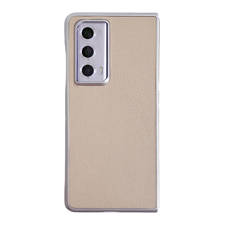 For Honor Magic Vs2 Morandi Pearlescent Paint Shockproof Phone Case(Gold) - Honor Cases by PMC Jewellery | Online Shopping South Africa | PMC Jewellery | Buy Now Pay Later Mobicred