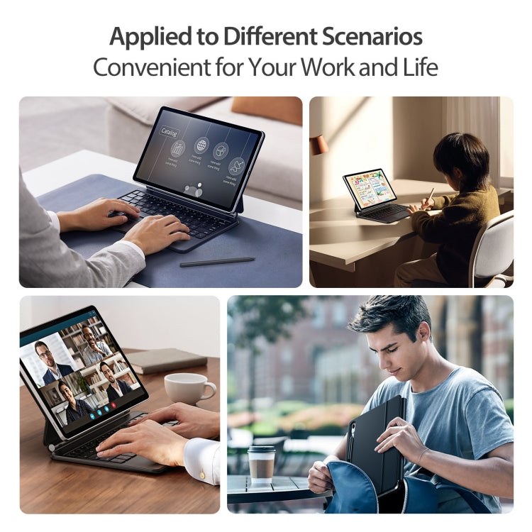 For Samsung Galaxy Tab S9 / S8 / S7 DUX DUCIS MK Series Floating Magnetic Keyboard Tablet Leather Case - Samsung Keyboard by DUX DUCIS | Online Shopping South Africa | PMC TechLife | Buy Now Pay Later Mobicred