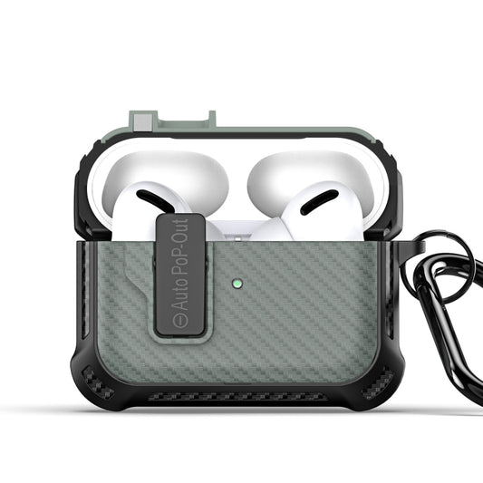 For AirPods Pro DUX DUCIS PECI Series Earbuds Box Protective Case(Green) - For AirPods Pro by DUX DUCIS | Online Shopping South Africa | PMC Jewellery | Buy Now Pay Later Mobicred