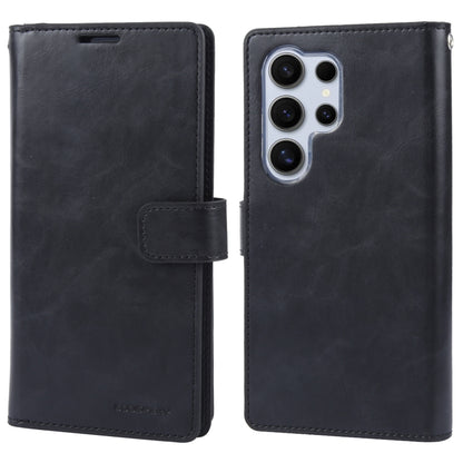 For Samsung Galaxy S24 Ultra 5G GOOSPERY MANSOOR DIARY 9 Card Slots Leather Phone Case(Black) - Galaxy S24 Ultra 5G Cases by GOOSPERY | Online Shopping South Africa | PMC Jewellery | Buy Now Pay Later Mobicred